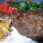 Мясные зразы с овощной начинкой