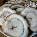 Рулет из сала