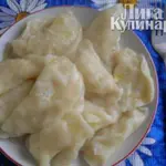 Вареники с творогом и зеленым луком