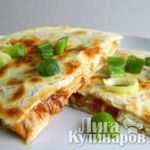Кесадилья с курицей