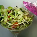 Острый овощной салат для похудения
