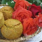 Кексы из моркови с корицей