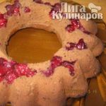 Шоколадный кекс с вишней
