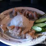 Шашлычок из кефали на шпажке из розмарина