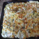 Лазанья с макароными изделиями и кабачками