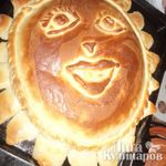 Пирог с абрикосами (курагой и черносливом)