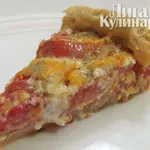 Пирог с томатами и сыром