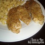Тилапия в ореховой панировке