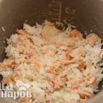 Рис с лососем