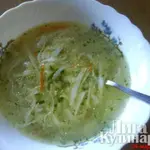 Куриный суп с домашней лапшой