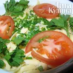 Салат с макаронами