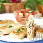 Блины с курицей