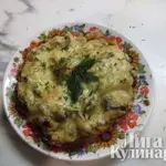 Мидии под сыром