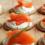 Французские канапе с семгой
