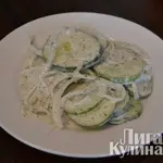 Салат из огурцов