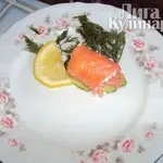 Рулетики из сёмги с крем-сыром