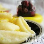 Галушки яблочные