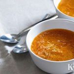 Суп с лапшой и томатом