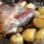 Свинина с картофелем в рукаве