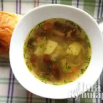 Грибной суп с опятами