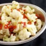 Салат из цветной капусты с перцем