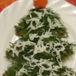 Салат в лесу родилась ёлочка
