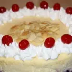 Пирог с малиной