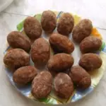 Пирожное картошка из бисквита