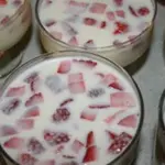 Бланманже с фруктами