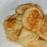 Пышные оладьи на кефире