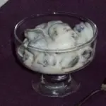 Постный десерт из чернослива с грецким орехом