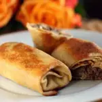 Домашние блины с мясом