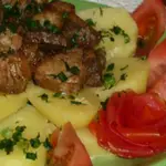 Мясо жареное на сковороде