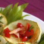Жареные кабачки с овощами