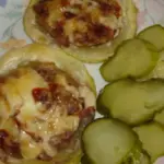 Жареные кабачки с фаршем