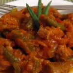 Мясо тушеное с овощами