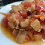 Баклажаны тушеные с овощами
