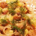 Картошка тушеная в мультиварке