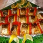 Скумбрия, запеченная в фольге в духовке