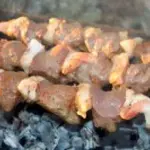 Шашлык из печени