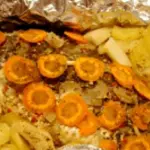 Карп, запеченный в духовке в фольге