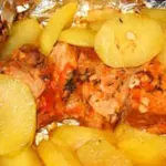 Свинина с картошкой в духовке в фольге