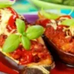 Фаршированные баклажаны, запеченные в духовке
