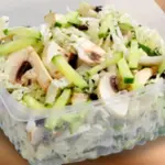 Салат из шампиньонов консервированных