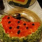 Салат арбузная долька