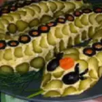 Салат змейка