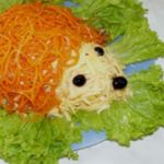 Салат ежик