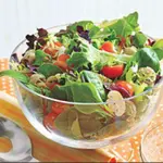 Салат осенний с курицей и грибами