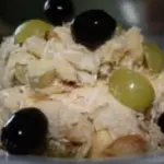 Салат с виноградом и курицей