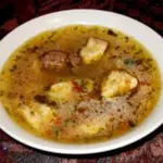 Суп с фрикадельками и клецками